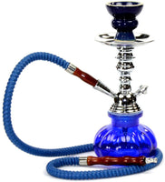 Pumpkin Style Shisha 24cm Blue