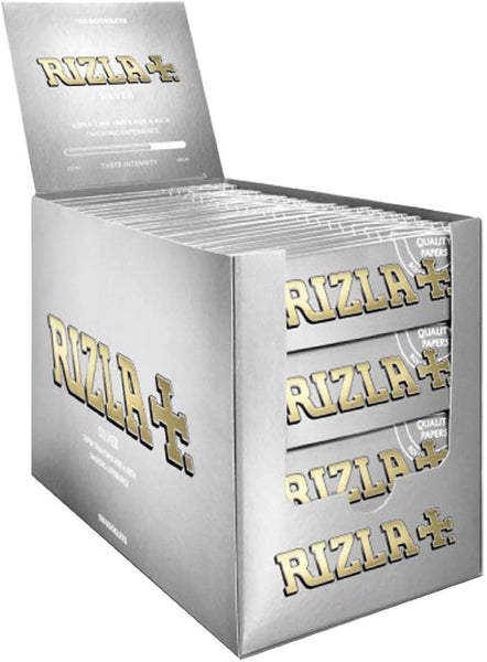 Rizla Silver Regular Cigarette Rolling Papers Pack of 100